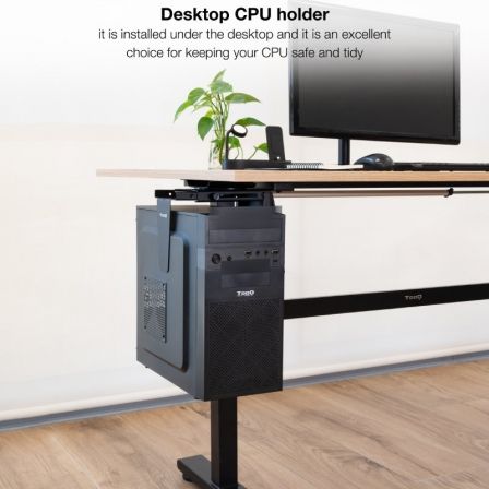 Tooq Soporte Metálico para CPU TQMUD01 Negro